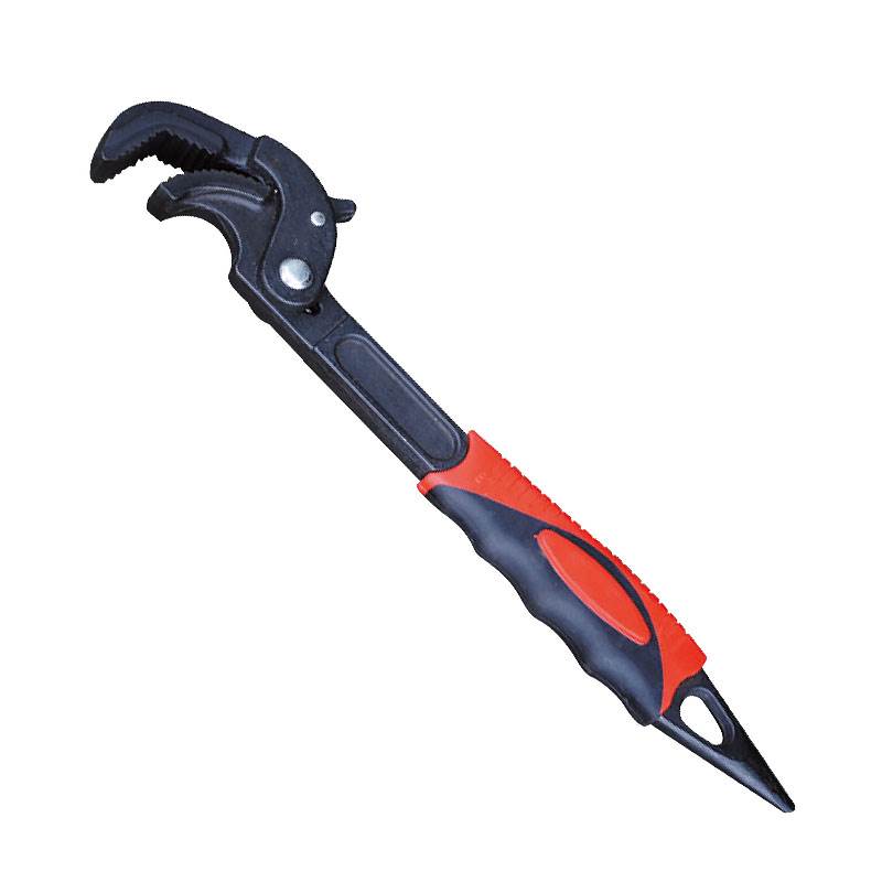 Rapid Pipe Wrench with TPR Handle