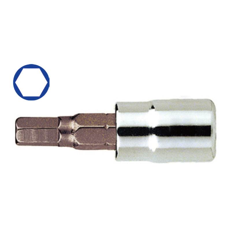1/4”Dr. Hexagon Bit Socket