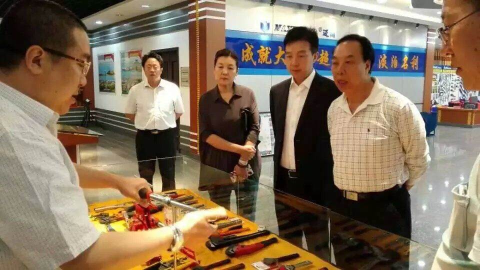 中企合作与国防交流委员会领导一行莅临壹定发工具集团调研
